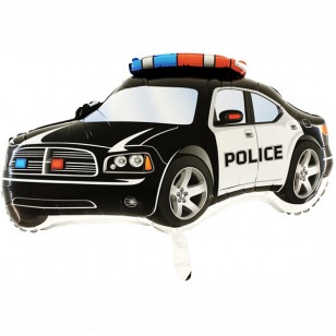 Police Car Supershape Balloon
